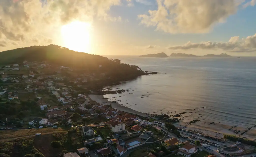 Foto vista de drone